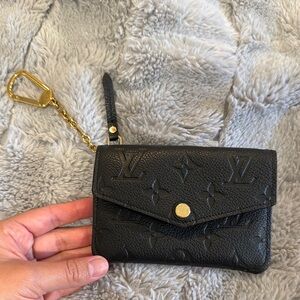 Louis Vuitton Black Empreinte wallet